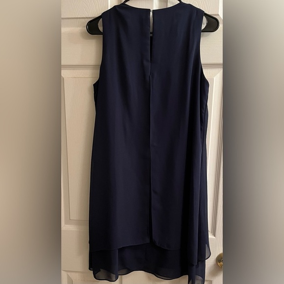SLNY~DRESS~ NAVY SLEEVELESS~NWOT~6 - Picture 9 of 9